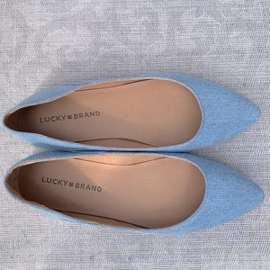 Lucky Brand Bylando Denim Ballet Flats